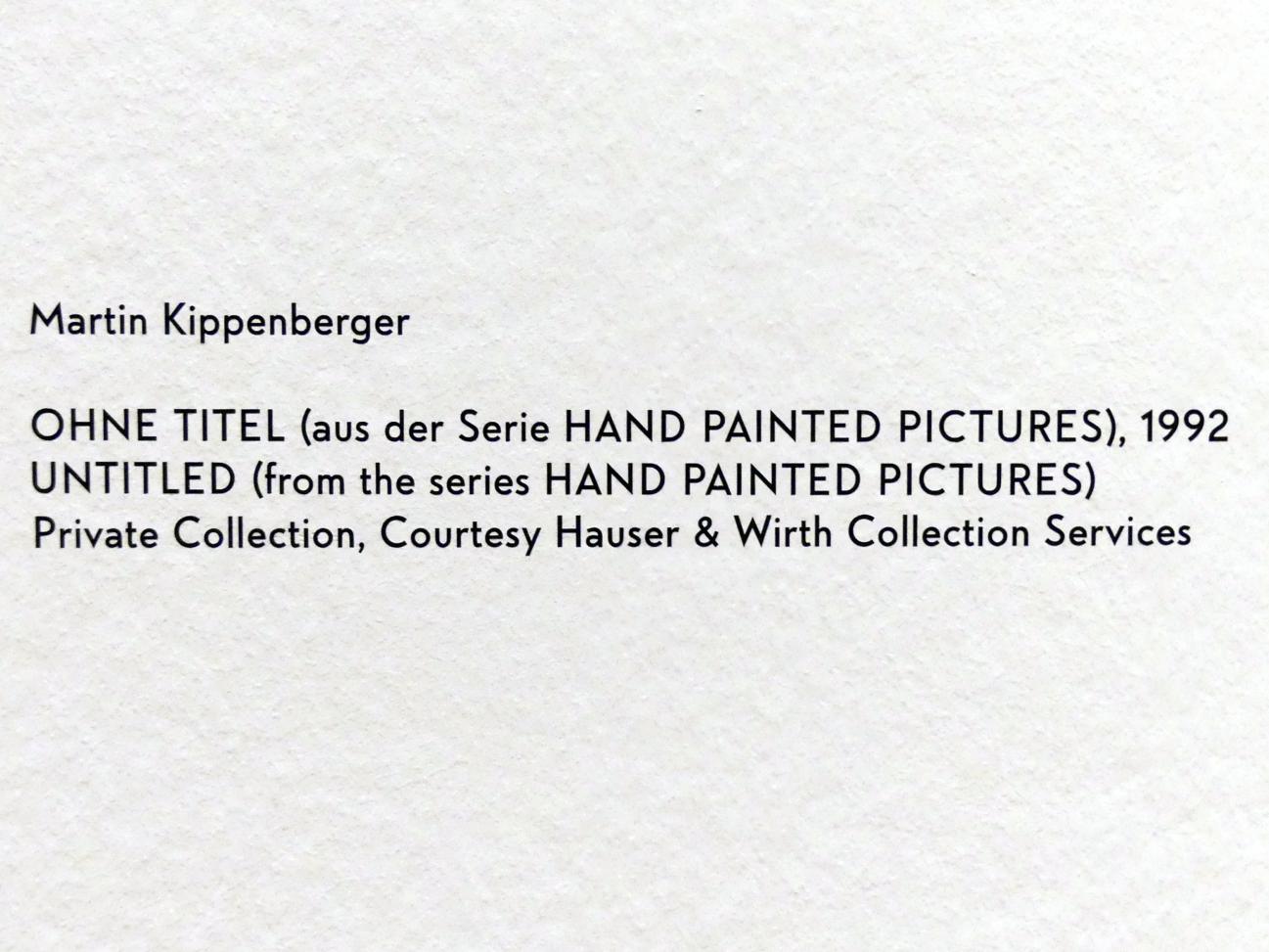 Martin Kippenberger (1984&ndash;1996), Ohne Titel, München, Lenbachhaus, Kunstbau, Ausstellung "BODY CHECK" vom 21.05.-15.09.2019, 1992, Bild 2/2