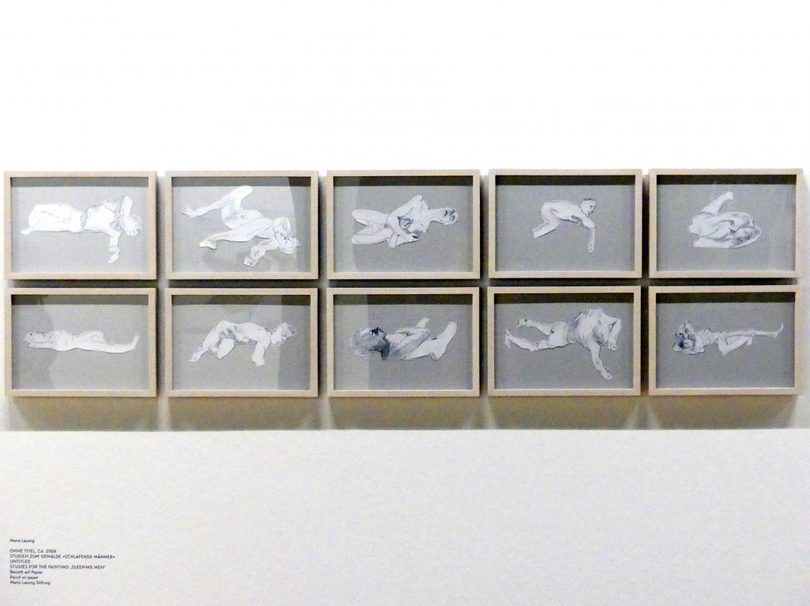 Maria Lassnig (1945–2011), Ohne Titel, München, Lenbachhaus, Kunstbau, Ausstellung "BODY CHECK" vom 21.05.-15.09.2019, um 2006