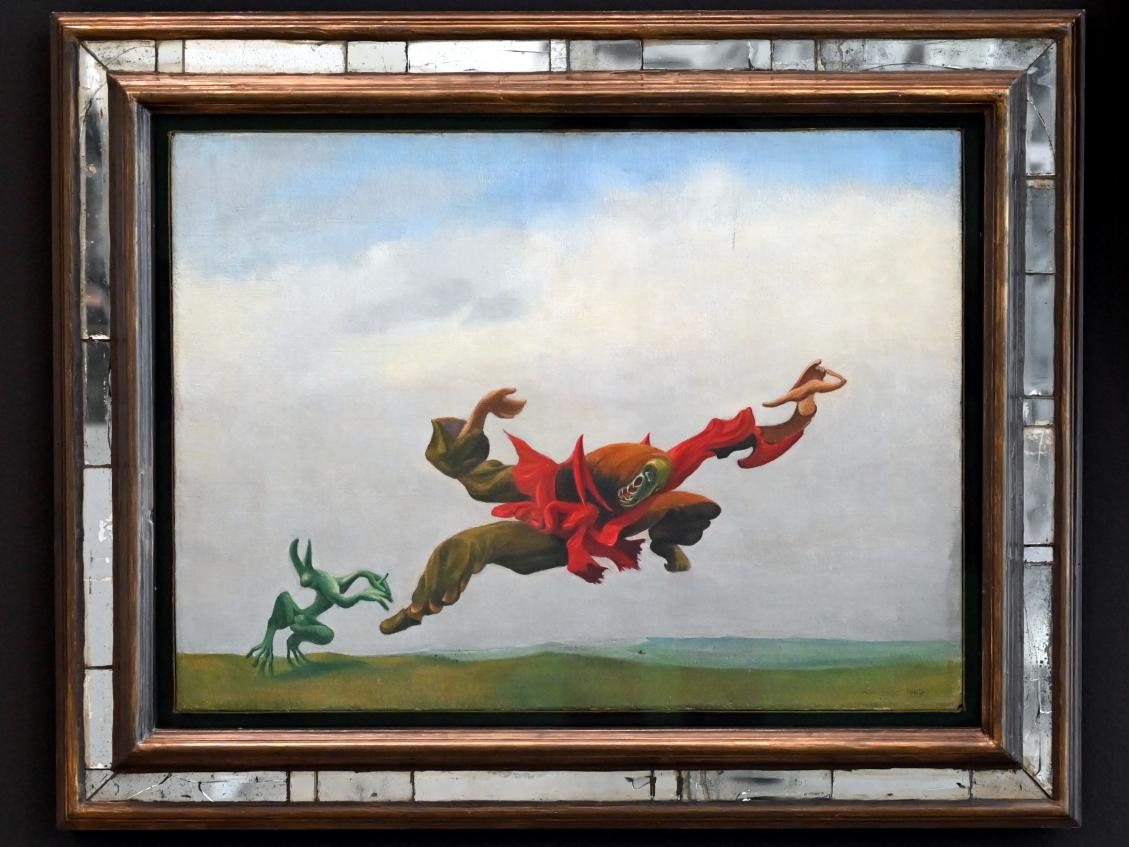 Max Ernst (1912–1970), L'ange du foyer - Der Hausengel, München, Pinakothek der Moderne, Gang im Westflügel, 1937