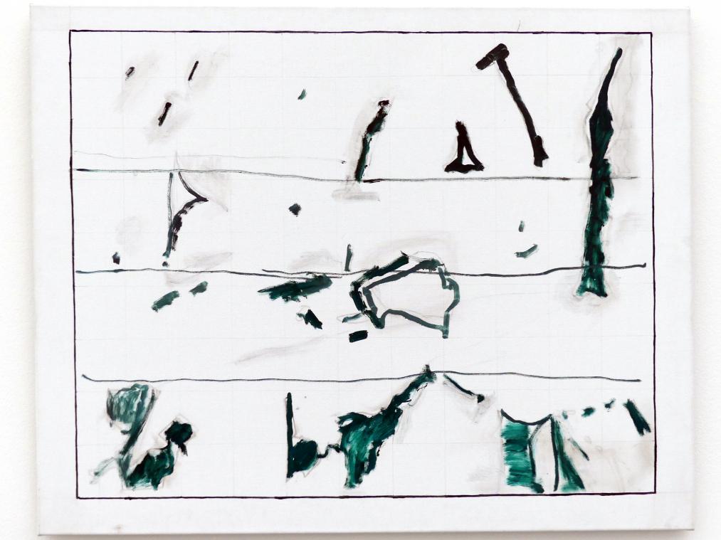 Raoul De Keyser (1964–2012), Sketch (La Mancha), München, Pinakothek der Moderne, Ausstellung "Raoul De Keyser – Œuvre" vom 05.04.-08.09.2019, Saal 21, 2006