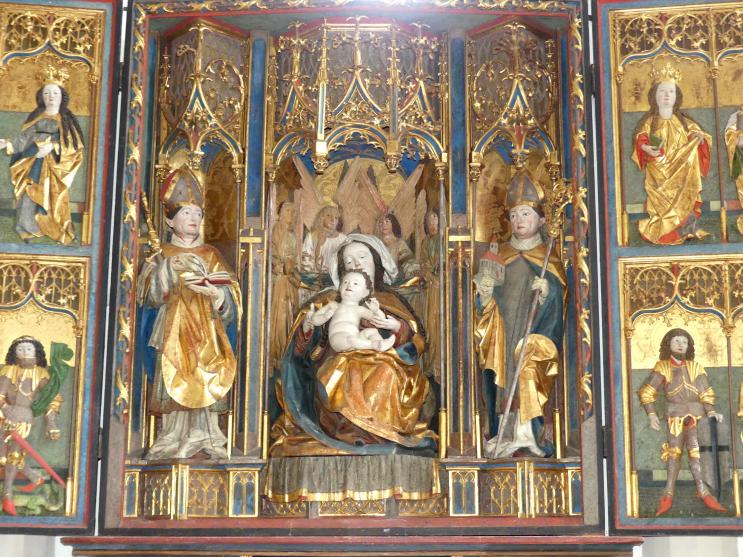 Hans Klocker (Werkstatt) (1500), Altarschrein, Villnöß, Kirche St. Valentin, um 1500, Bild 2/10