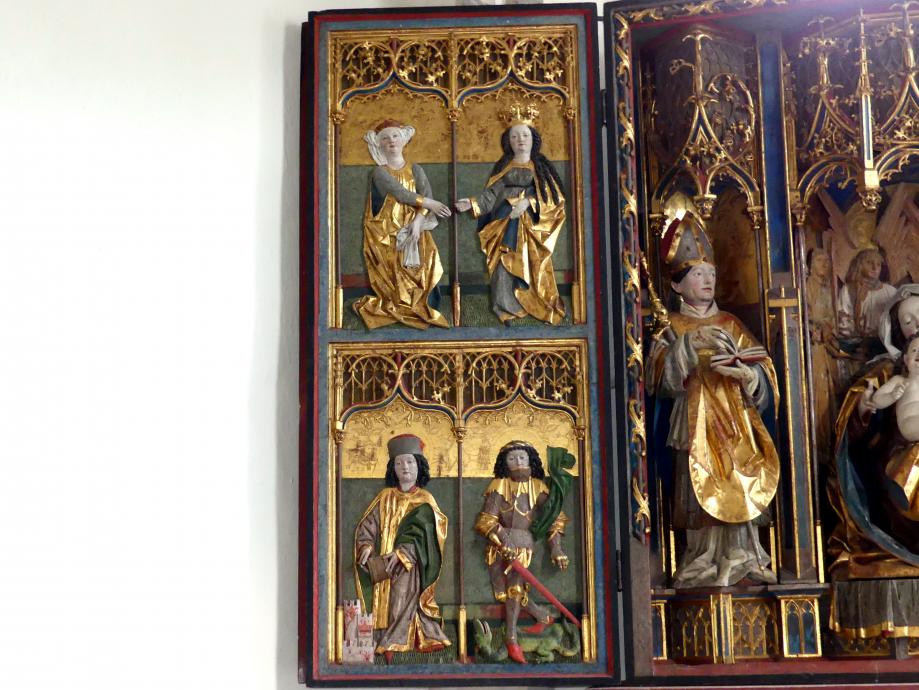 Hans Klocker (Werkstatt) (1500), Altarschrein, Villnöß, Kirche St. Valentin, um 1500, Bild 4/10