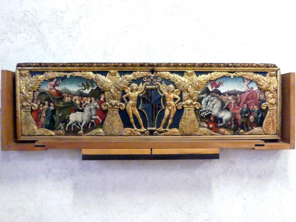 Liberale da Verona (1469–1515), Triumph der Keuschheit und Triumph der Liebe, Verona, Museo di Castelvecchio, Saal 16, Undatiert
