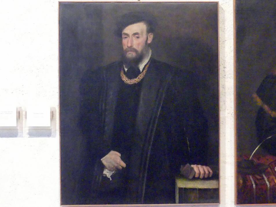 Orlando Flacco (Undatiert), Bildnis eines Mannes, Verona, Museo di Castelvecchio, Saal 23, Undatiert