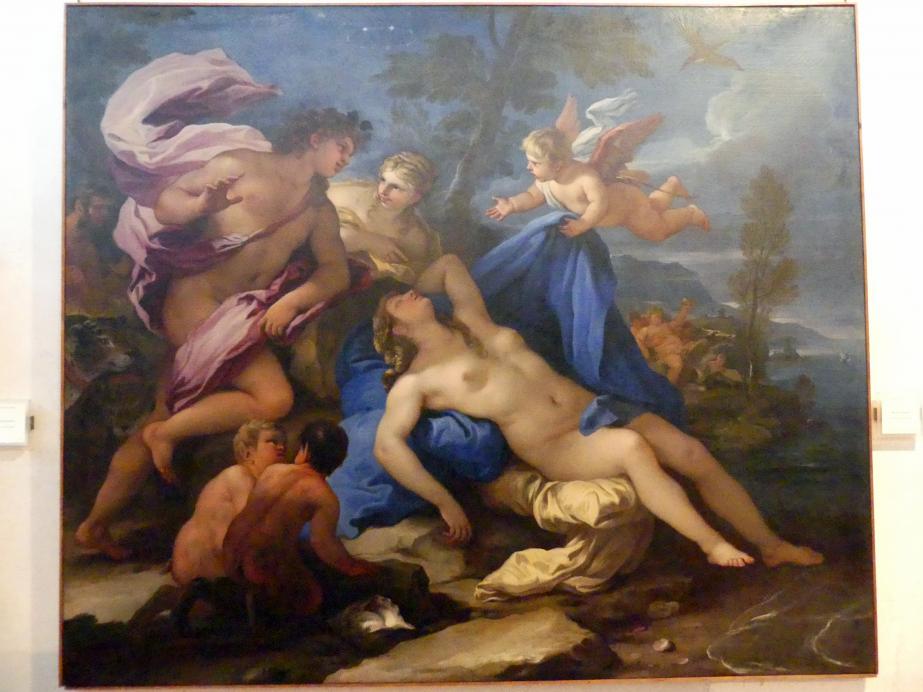 Luca Giordano (1651&ndash;1696), Bacchus und Ariadne, Verona, Museo di Castelvecchio, Saal 26, Undatiert