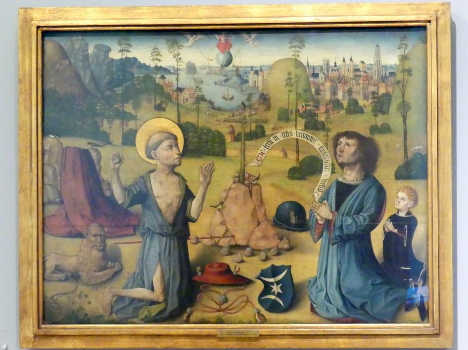 Albert (Aelbrecht) Bouts (1480–1537), Der büßende hl. Hieronymus, Breslau, Nationalmuseum, 2. OG, europäische Kunst 15.-20. Jhd., Saal 1, um 1500