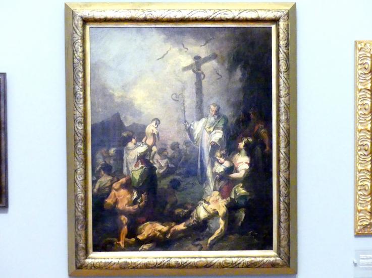 Johann Baptist Wenzel Bergl (1751–1760), Erhöhung der ehernen Schlange, Breslau, Nationalmuseum, 2. OG, europäische Kunst 15.-20. Jhd., Saal 12, um 1760