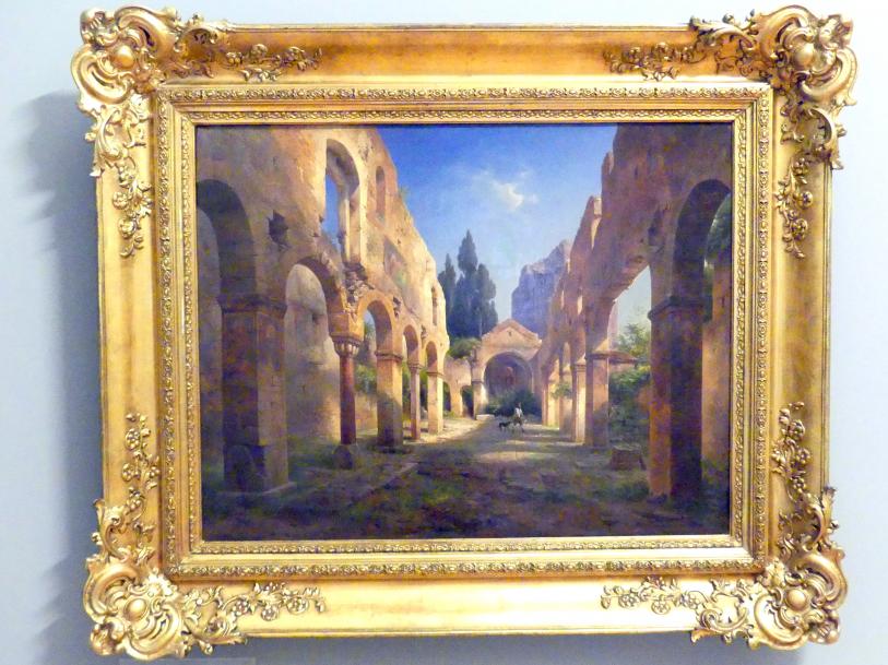 Albert Emil Kirchner (1845), Basilika beim Castel San Pietro in Verona, Breslau, Nationalmuseum, 2. OG, europäische Kunst 15.-20. Jhd., Saal 14, 1845