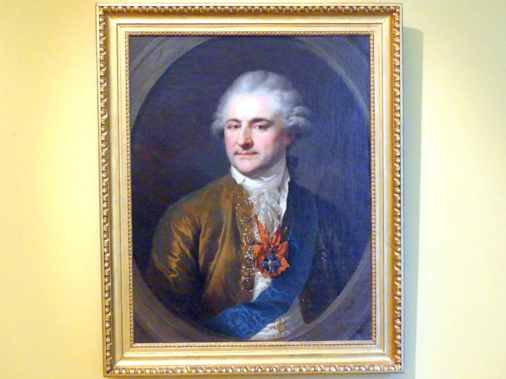Johann Baptist Lampi der Ältere (1780&ndash;1809), Porträt des Königs Stanislaus II. August Poniatowski (1732-1798), Breslau, Nationalmuseum, 2. OG, polnische Kunst 17.-19. Jhd., Saal 1, um 1790