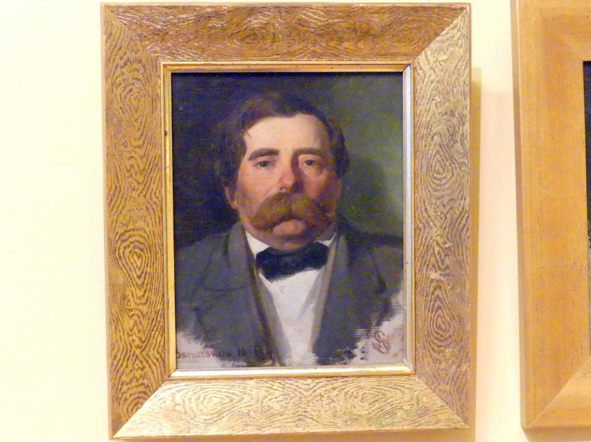 Artur Grottger (1858–1866), Landbesitzer von Barszczowice, Breslau, Nationalmuseum, 2. OG, polnische Kunst 17.-19. Jhd., Saal 4, 1860, Bild 1/2