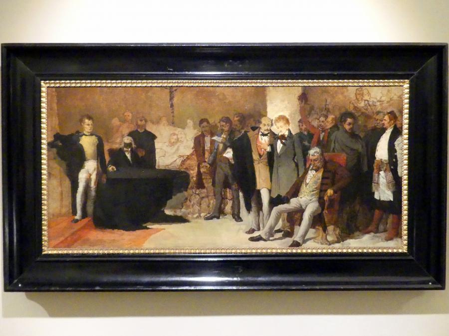 Leon Piccard (Undatiert), Kordian in der Krypta der Johanneskathedrale, Breslau, Nationalmuseum, 1. OG, schlesische Kunst 17.-19. Jhd., Saal 8, Undatiert