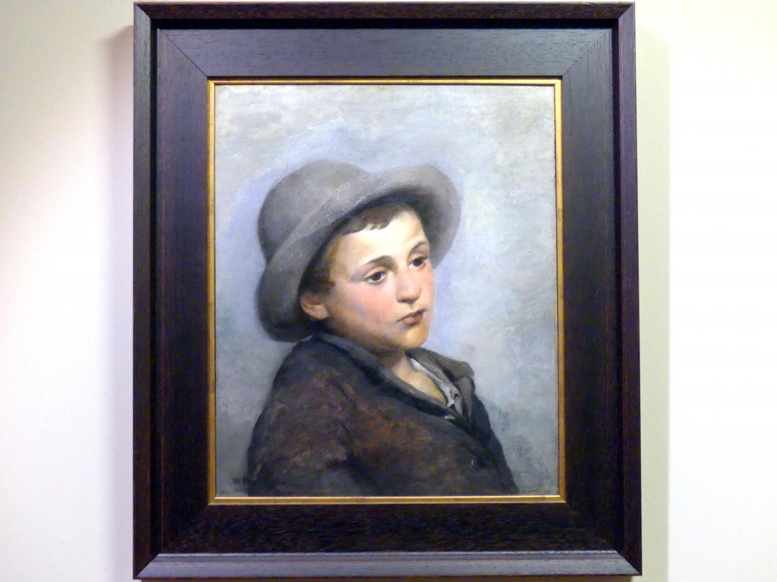 Wacław Koniuszko (Undatiert), Porträt eines Jungen, Breslau, Nationalmuseum, 1. OG, schlesische Kunst 17.-19. Jhd., Saal 9, Undatiert