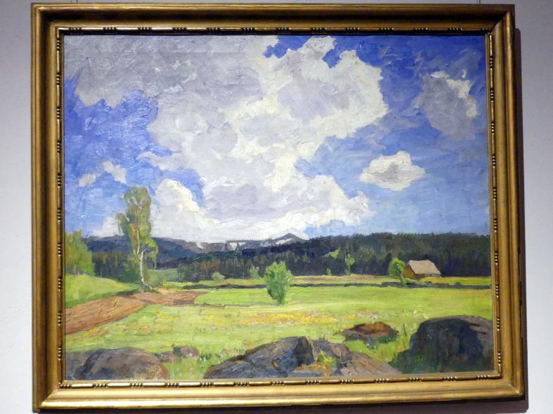 Alfred Nickisch (1915), Sommertag, Breslau, Nationalmuseum, 1. OG, schlesische Kunst 16.-19. Jhd., Saal 11, 1915