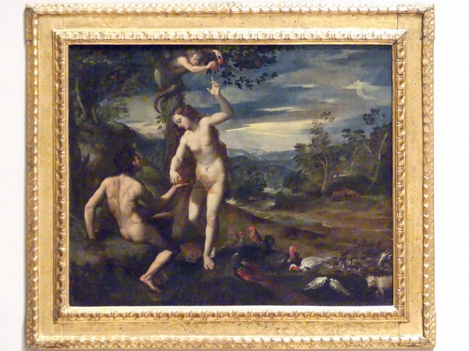 Ippolito Scarsella (Scarsellino) (1590–1609), Erbsünde, Modena, Galleria Estense, Saal 18, 1590–1595