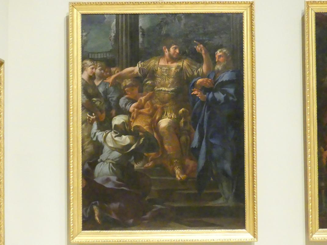 Lazzaro Baldi (1660), Scipione zeigt seine Gnade gegenüber den Frauen von Ilergeti, Modena, Galleria Estense, Saal 19, 1660–1661