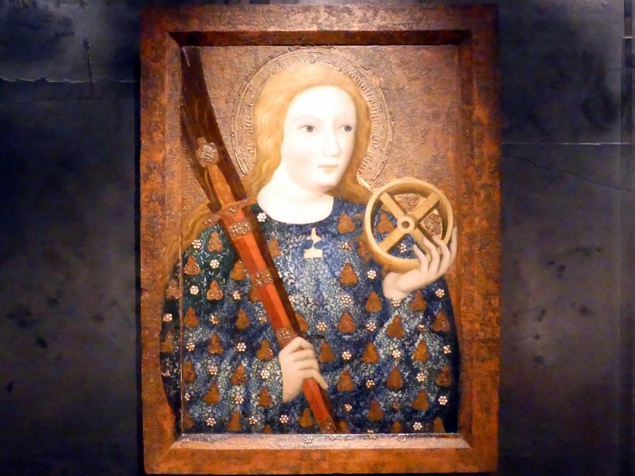 Theoderich von Prag (1362), Heilige Katharina, Karlstein (Karlštejn), Burg Karlstein, jetzt Prag, Nationalgalerie im Agneskloster, Saal C, 1360&ndash;1364