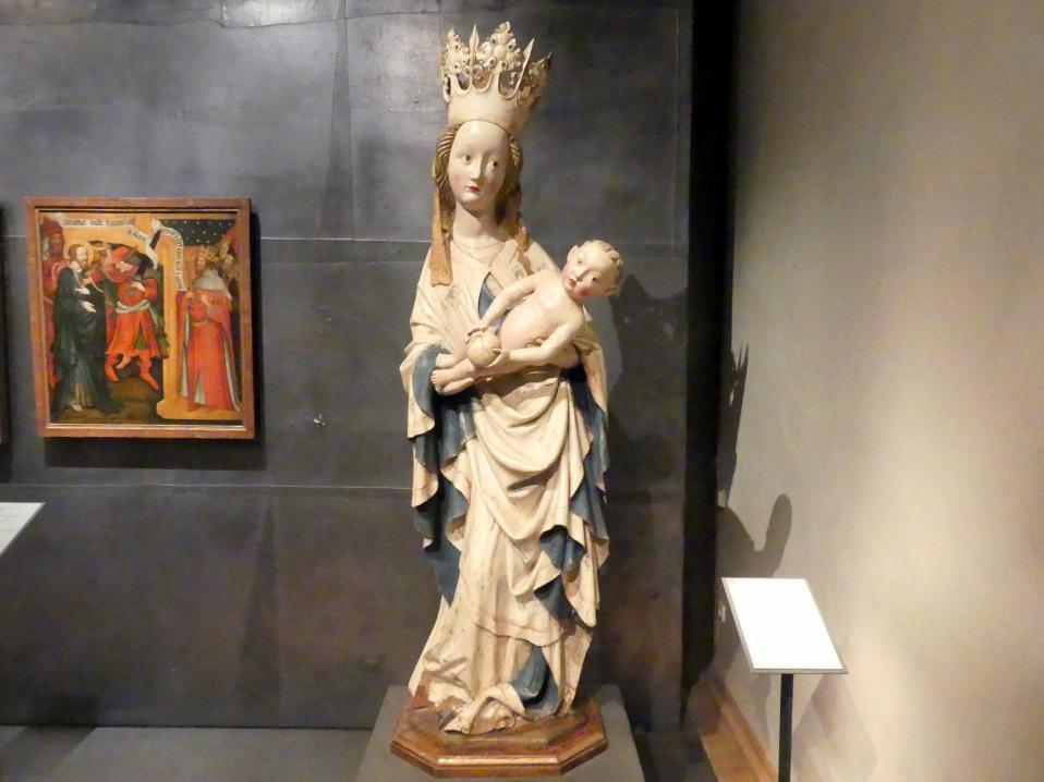 Die franziskanische Madonna, Pilsen, ehem. Franziskanerkloster, jetzt Prag, Nationalgalerie im Agneskloster, Saal I, um 1430