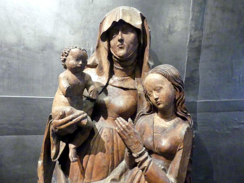 Meister der Teyner Verkündigung (1510&ndash;1515), Anna Selbdritt, Prag, Nationalgalerie im Agneskloster, Saal L, um 1510, Bild 4/5