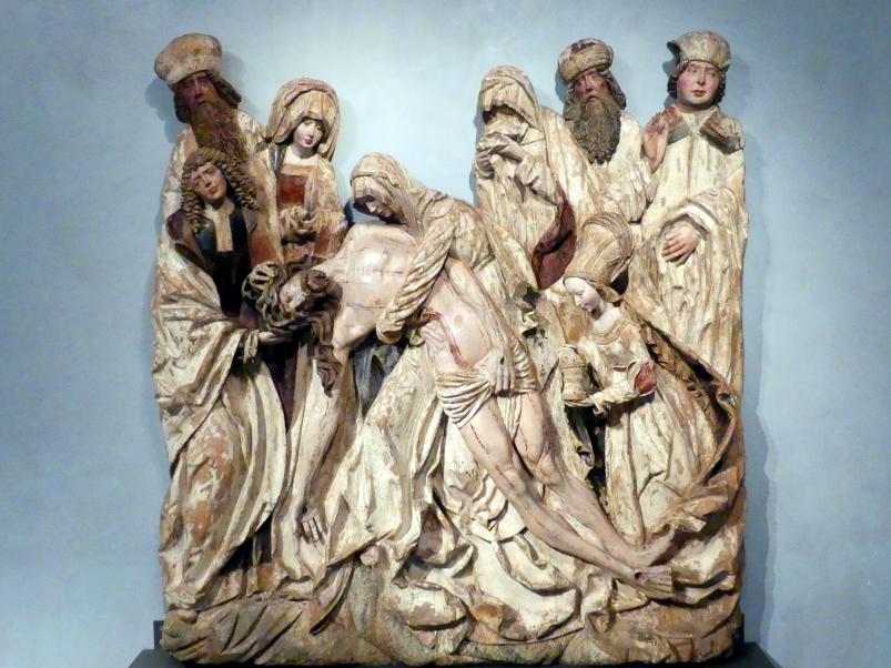 Meister der Beweinung von Bettlern (Žebrák) (1505&ndash;1517), Beweinung von Bettlern (Žebrák), Prag, Nationalgalerie im Agneskloster, Saal M, um 1500&ndash;1510