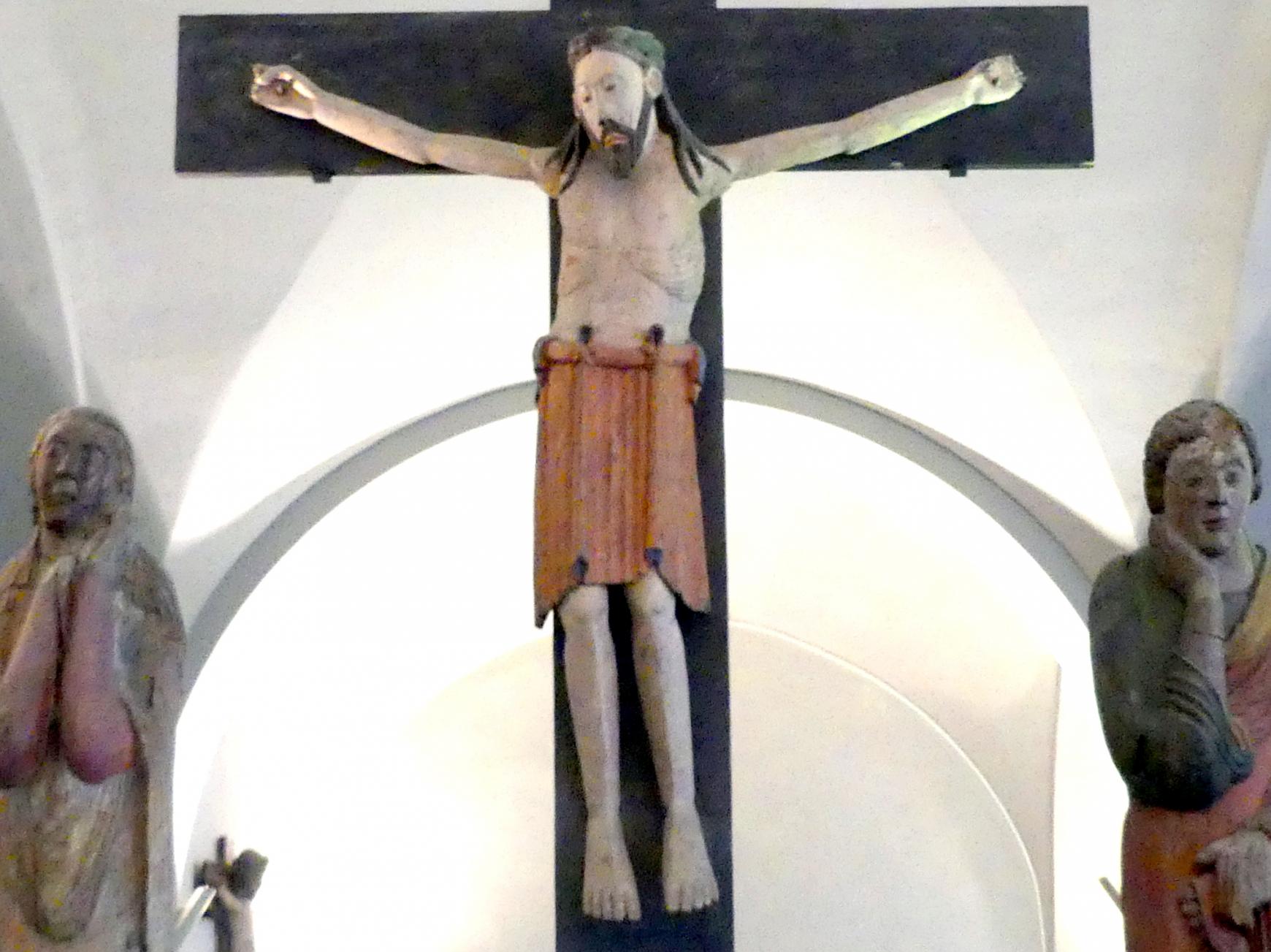 Kruzifixus, Germaringen, Kirche St. Georg, jetzt München, Bayerisches Nationalmuseum, Saal 1, um 1150&ndash;1170