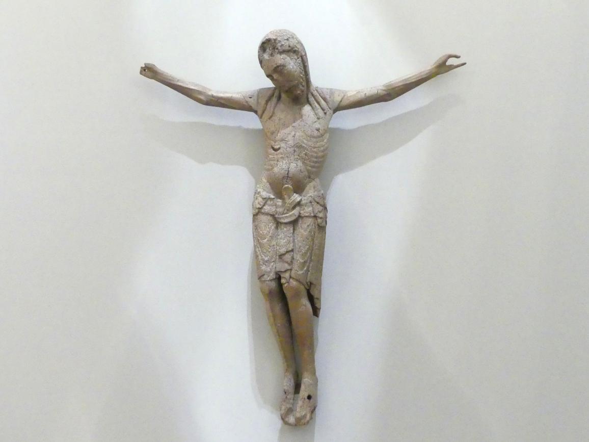 Kruzifixus, Benediktbeuren, ehem. Benediktinerabtei, jetzt Salesianerkloster, jetzt München, Bayerisches Nationalmuseum, Saal 1, um 1160&ndash;1170