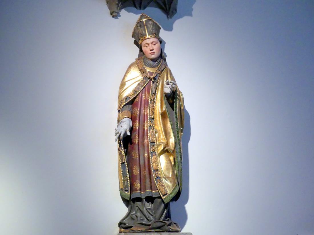 Hl. Bischof oder Abt, München, Bayerisches Nationalmuseum, Saal 16, um 1510