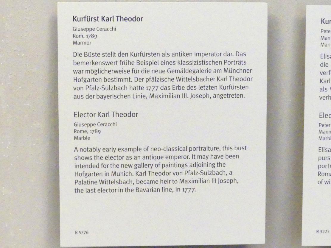 Giuseppe Ceracchi (1789&ndash;1795), Kurfürst Karl Theodor, München, Bayerisches Nationalmuseum, Saal 46, 1789, Bild 4/4