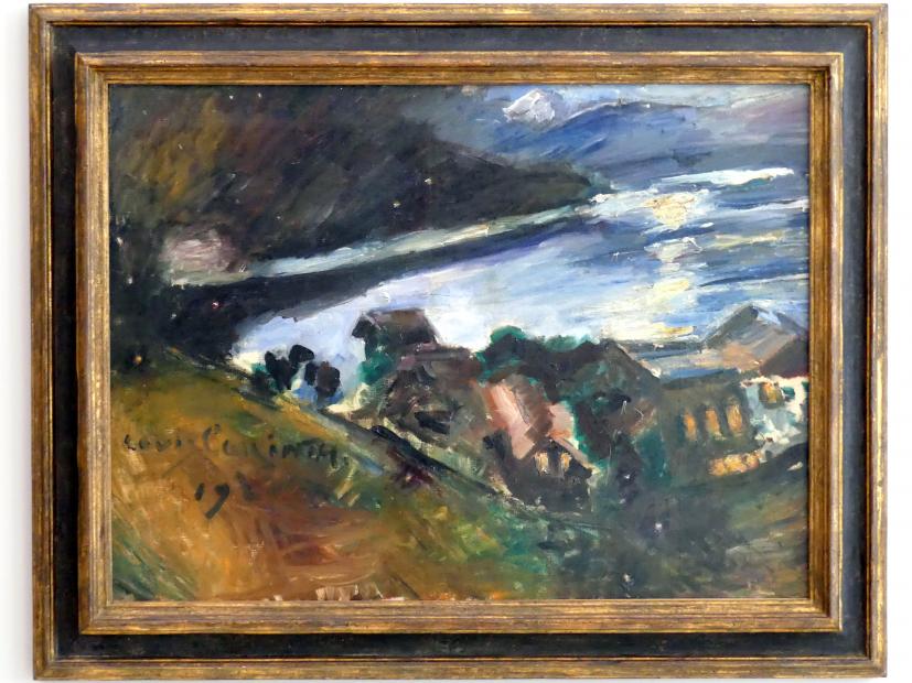 Lovis Corinth (1891&ndash;1925), Der Walchensee bei Mondschein, München, Lenbachhaus, Saal 23, 1920