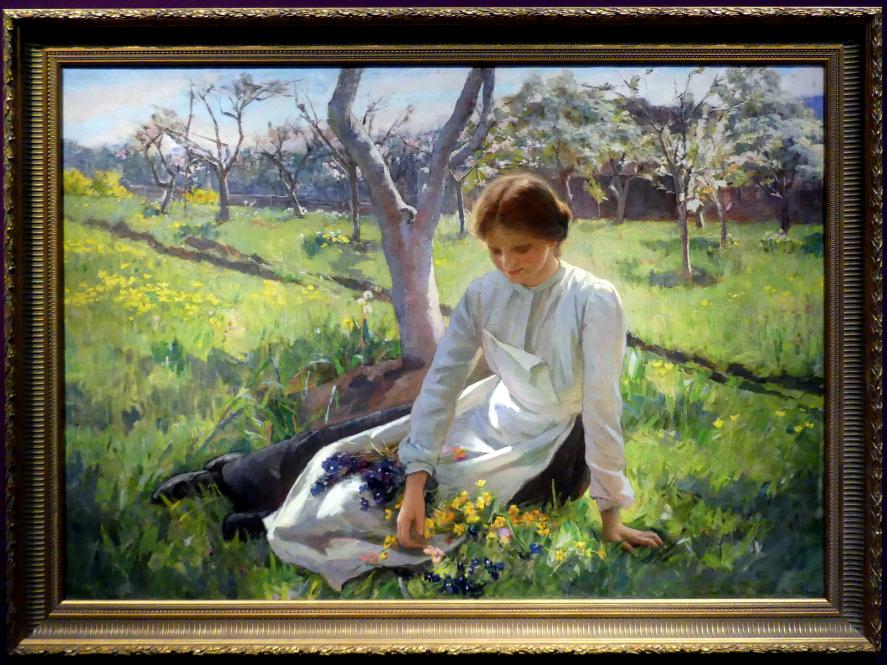 Sophie Pemberton (1897&ndash;1902), Frühling, München, Kunsthalle, Ausstellung "Kanada und der Impressionismus" vom 19.07.-17.11.2019, Frauen in ihrer Freizeit, 1902
