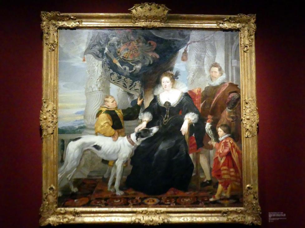 Peter Paul Rubens (1598&ndash;1640), Aletheia Talbot, Gräfin Arundel, München, Alte Pinakothek, Ausstellung "Van Dyck" vom 25.10.2019-02.02.2020, Selbstbildnisse und ganzfigurige Porträts - 1, 1620