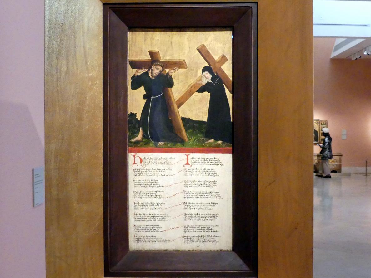 Kreuztragung Christi, Madrid, Museo Thyssen-Bornemisza, Saal 2, spanische und deutsche Malerei des 15. Jahrhunderts, um 1420