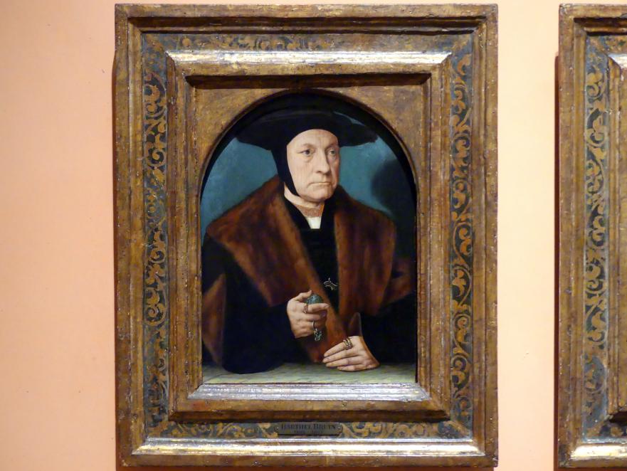 Bartholomäus Bruyn der Ältere (1513&ndash;1546), Porträt eines Mannes aus der Familie Weinsberg, Madrid, Museo Thyssen-Bornemisza, Saal 8, deutsche Malerei des 15. und 16. Jahrhunderts, um 1538&ndash;1539