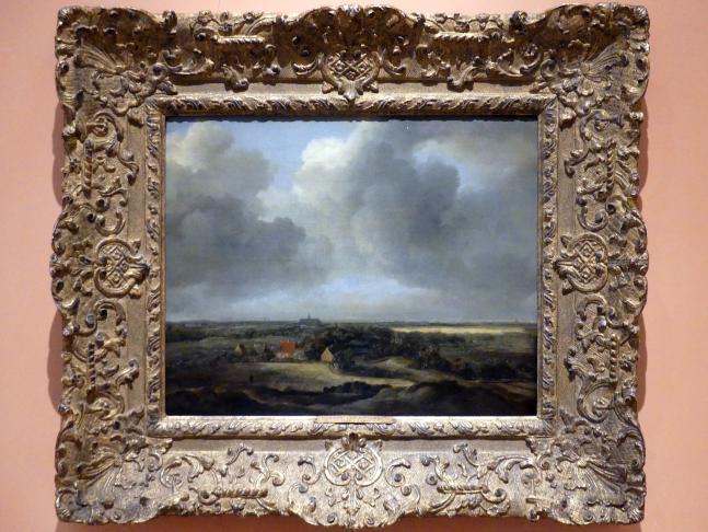 Jacob van Ruisdael (1646&ndash;1677), Bleichfelder in Bloemendaal bei Haarlem, Madrid, Museo Thyssen-Bornemisza, Saal 26, niederländische Malerei des 16. Jahrhunderts, um 1660&ndash;1670