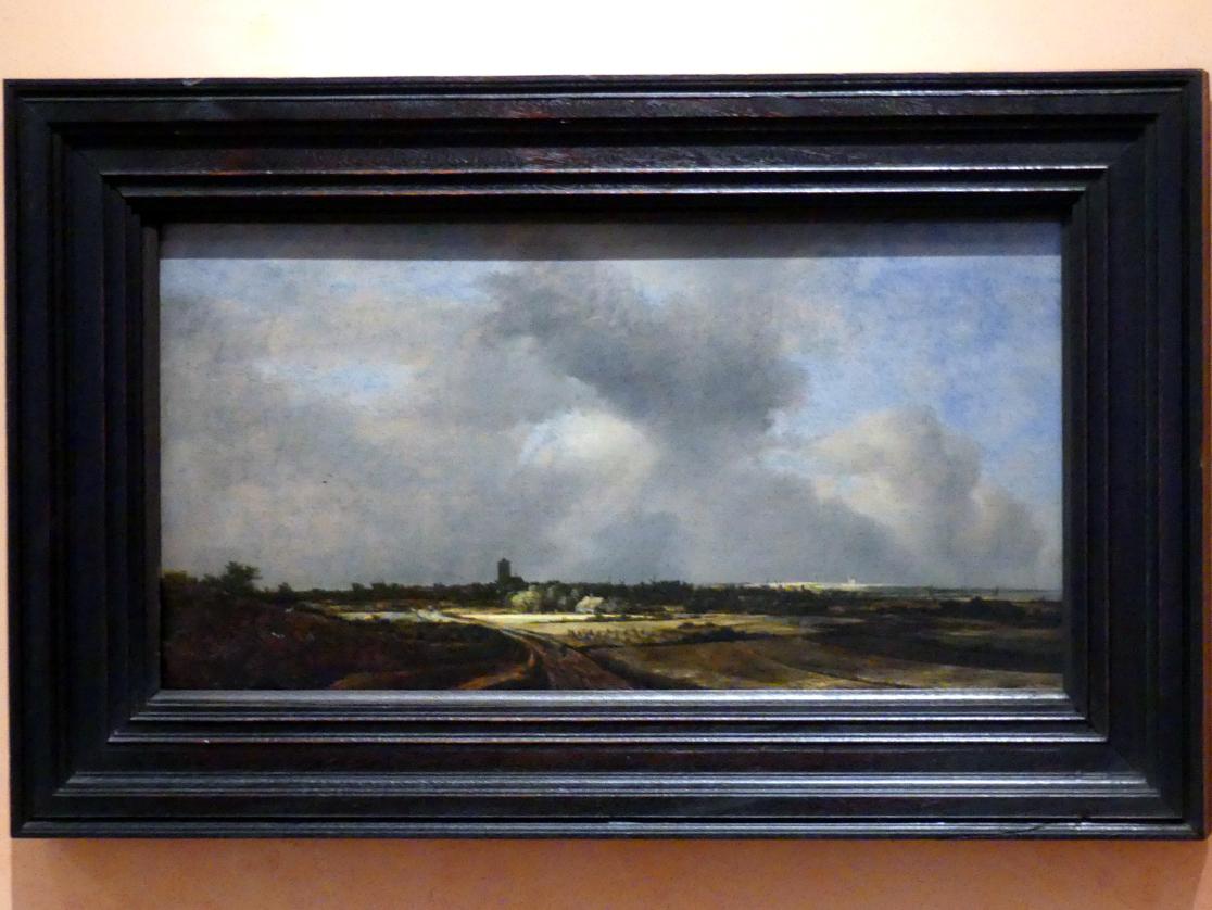 Jacob van Ruisdael (1646&ndash;1677), Blick auf Naarden, Madrid, Museo Thyssen-Bornemisza, Saal 26, niederländische Malerei des 16. Jahrhunderts, 1647