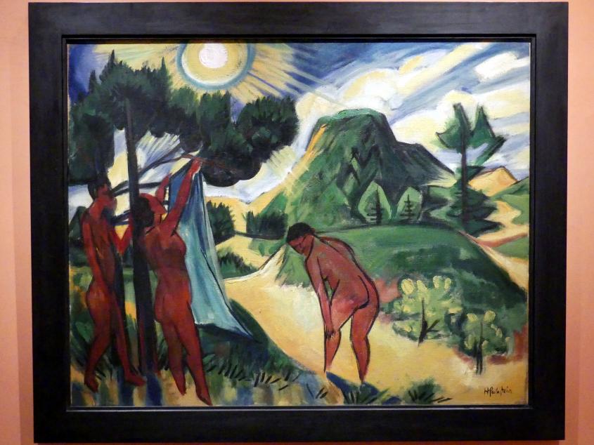 Max Pechstein (1895–1953), Sommer in Nidden, Madrid, Museo Thyssen-Bornemisza, Saal 37. europäische Malerei der ersten Hälfte des 20. Jahrhunderts, um 1919–1920