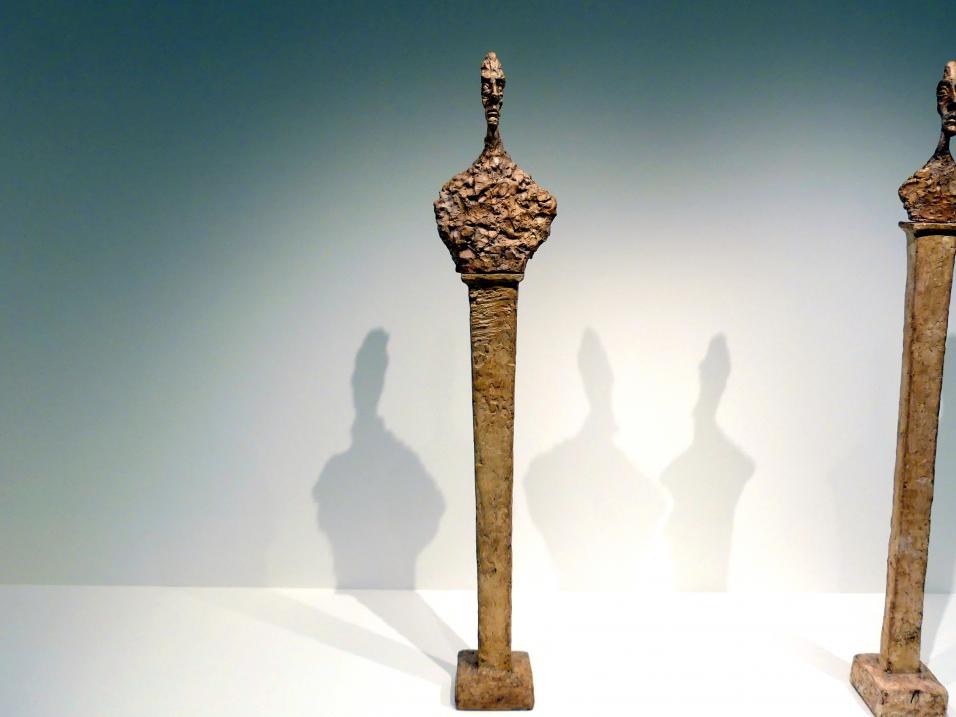 Alberto Giacometti (1914–1965), Stele III, Prag, Nationalgalerie im Messepalast, Ausstellung "Alberto Giacometti" vom 18.07.-01.12.2019, Inspiration aus der Antike, 1958