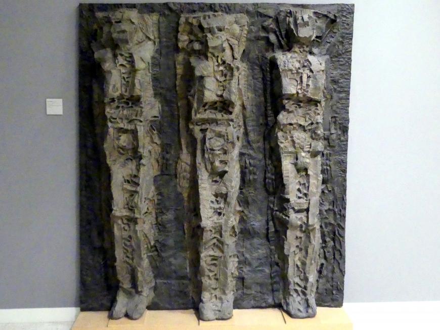 Karel Hladík (1965), Wand (Schatten der Hingerichteten), Prag, Nationalgalerie im Messepalast, Moderne Kunst, 1965