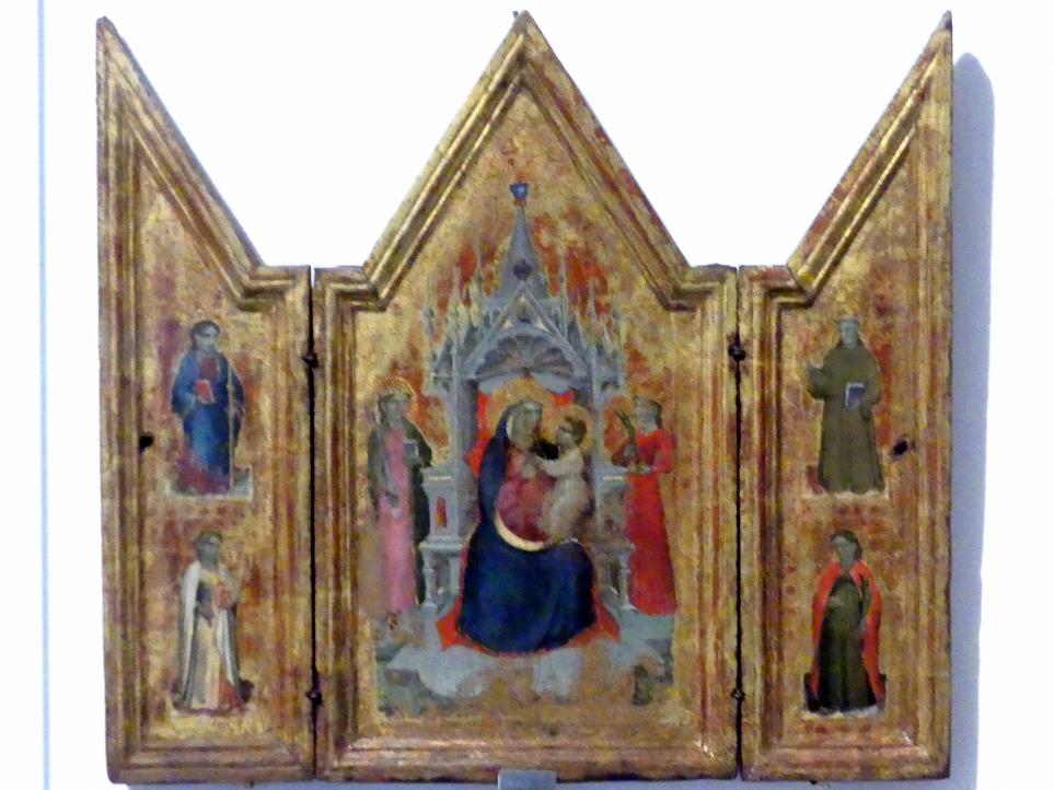 Reisetriptychon, Perugia, Nationalgalerie von Umbrien (Galleria nazionale dell'Umbria), 04: Giovanni di Bonino, Maestro di Paciano, Maestro della Dormitio di Terni, um 1380&ndash;1390