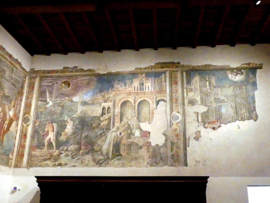 Benedetto Bonfigli (1448–1467), Wunder der hll. Ludwig von Toulouse und Herculanus von Perugia, Perugia, Nationalgalerie von Umbrien (Galleria nazionale dell'Umbria), 21: Cappella dei Priori, Perugino, um 1454–1480