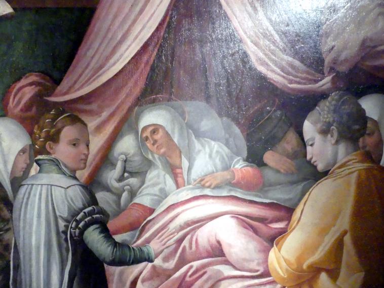 Dono Doni (Adone Doni) (1561&ndash;1575), Geburt Mariens, Perugia, chiesa dei Santi Filippo e Giacomo, jetzt Perugia, Nationalgalerie von Umbrien (Galleria nazionale dell'Umbria), 31: Domenico Paride Alfani, Dono Doni, 1561, Bild 3/3