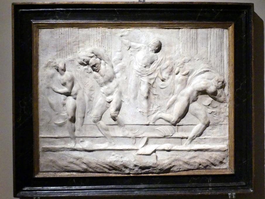 Vincenzo Danti (1572&ndash;1573), Christus vertreibt die Händler aus dem Tempel, Perugia, Nationalgalerie von Umbrien (Galleria nazionale dell'Umbria), 33: Collezione Martinelli, um 1570&ndash;1575