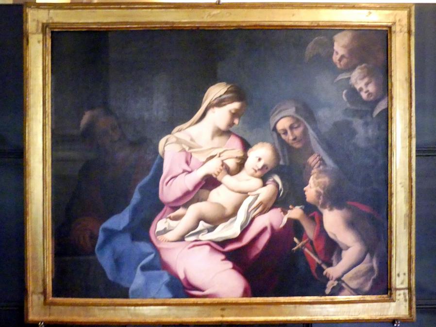 Giovanni Domenico Cerrini (1656&ndash;1662), Heilige Familie mit dem Johannesknaben und seiner Mutter Elisabeth, Perugia, Nationalgalerie von Umbrien (Galleria nazionale dell'Umbria), 36: Pietro da Cortona, Andrea Sacchi, Francesco Mochi, um 1660&ndash;1665