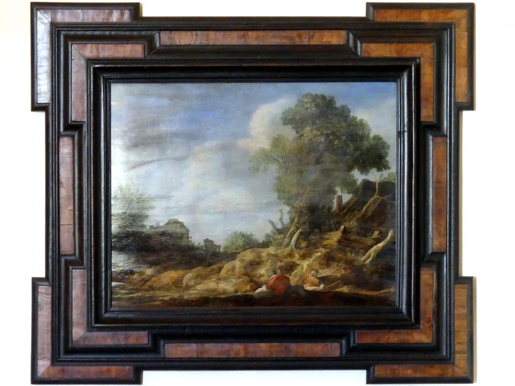 Pieter de Molijn (1625–1639), Ländlicher Weg mit ausruhenden Wanderern, Prag, Nationalgalerie im Palais Schwarzenberg, 1. Obergeschoss, Saal 4, Undatiert