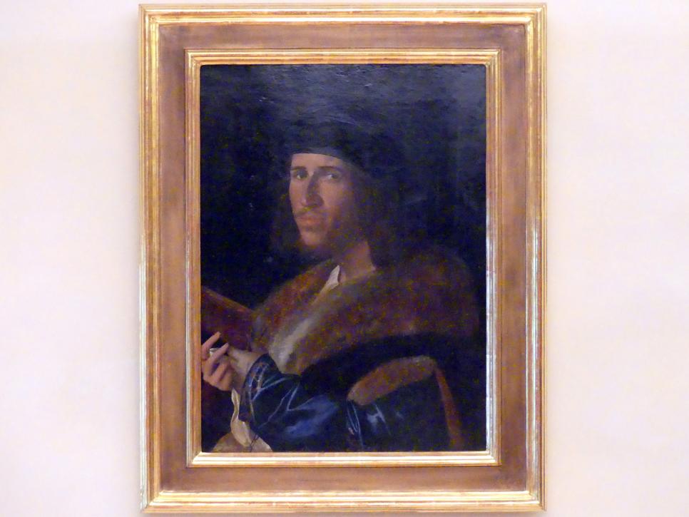Paolo Morando (Cavazzola) (1504&ndash;1522), Bildnis eines jungen Mannes, Prag, Nationalgalerie im Palais Schwarzenberg, 2. Obergeschoss, Saal 1, Undatiert