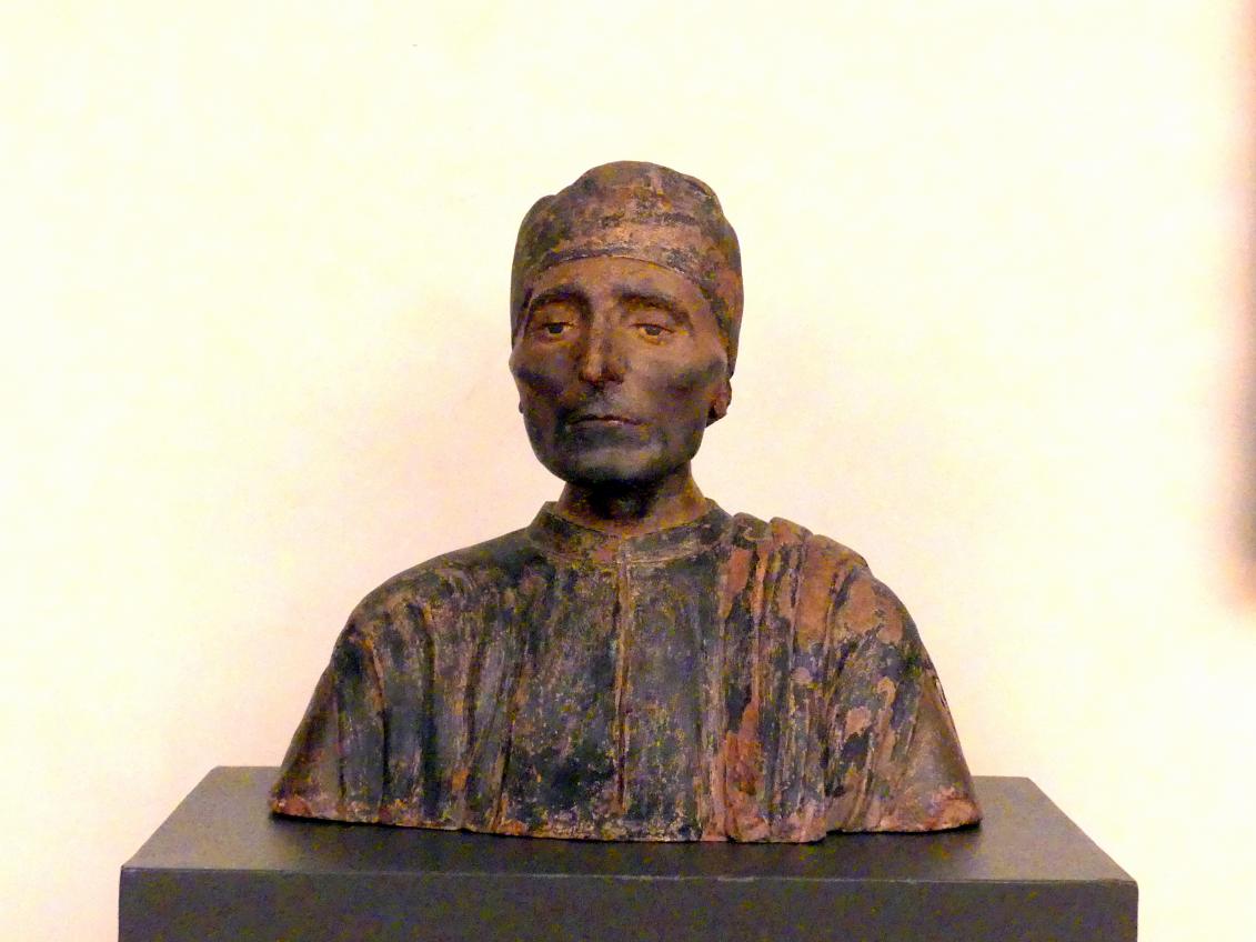 Bildnis eines Mannes, Prag, Nationalgalerie im Palais Schwarzenberg, 2. Obergeschoss, Saal 1, um 1480