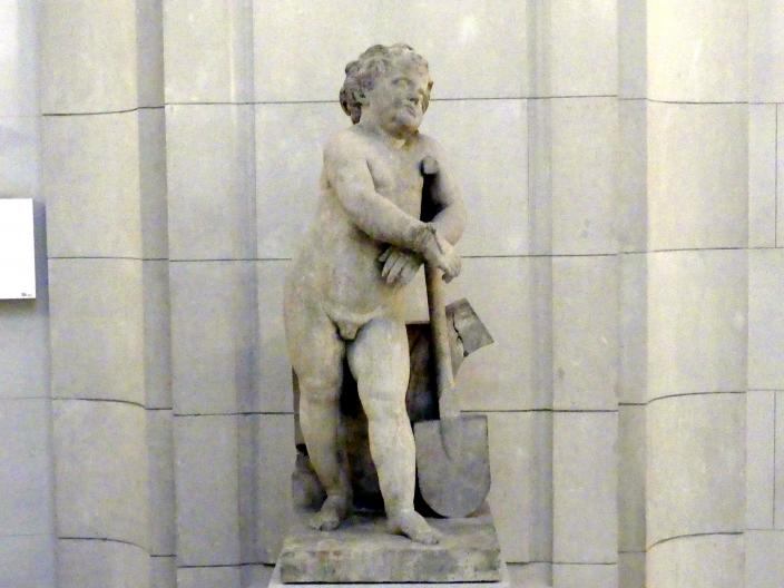 Johann Gottfried Knöffler (1757&ndash;1766), Der Phlegmatiker - aus einer Reihe der Vier Temperamente, Berlin, Schloss Schönhausen, jetzt Berlin, Bode-Museum, Kleine Kuppel, um 1763&ndash;1770