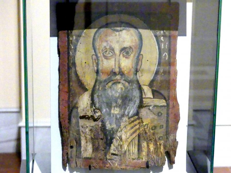 Tafelbildnis des Bischofs Abraham von Hermonthis, Berlin, Bode-Museum, Saal 111, um 590&ndash;600