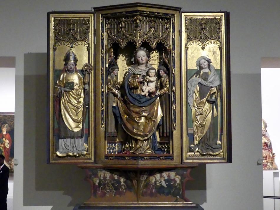 Das Zamser Retabel: Muttergottes und Heilige, Zams, Pfarrkirche St. Andreas, jetzt Berlin, Bode-Museum, Saal 107, um 1485