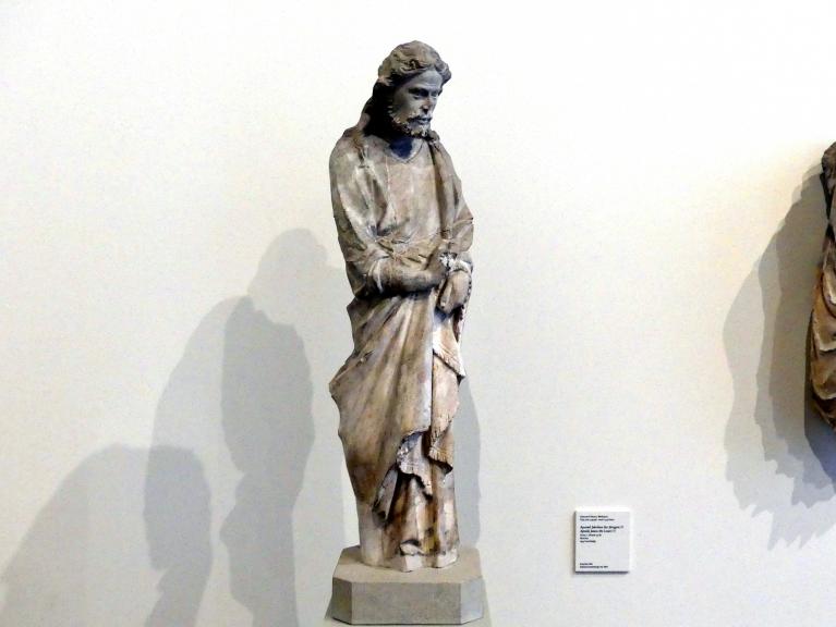 Giovanni Pisano (Werkstatt) (1315), Apostel Jakobus der Jüngere (?), Berlin, Bode-Museum, Saal 108, 1. Drittel 14. Jhd.