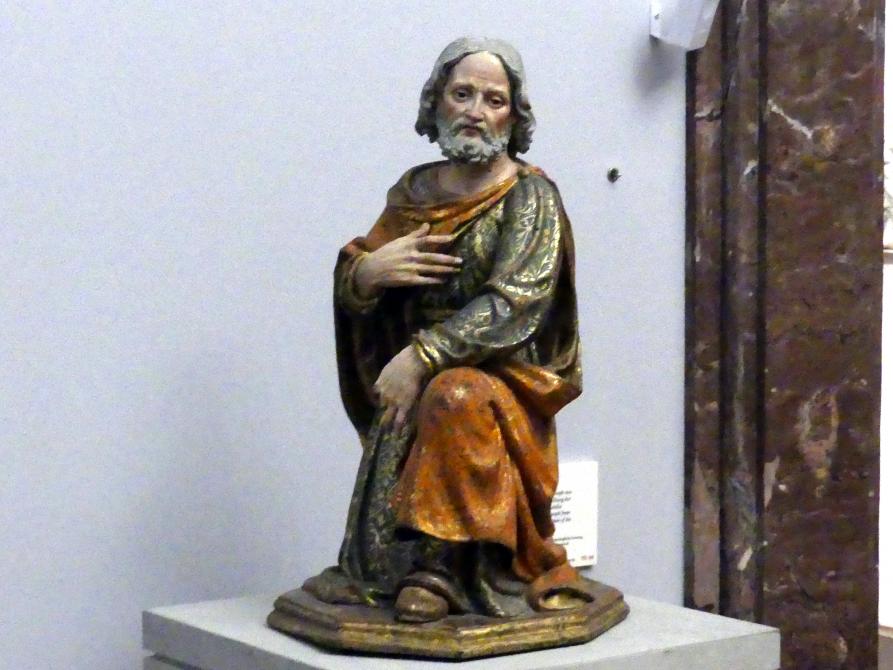 Andrea da Milano (Andrea da Saronno) (1520), Maria und Joseph aus einer Darstellung der Heiligen Familie, Berlin, Bode-Museum, Saal 130, um 1520, Bild 4/6